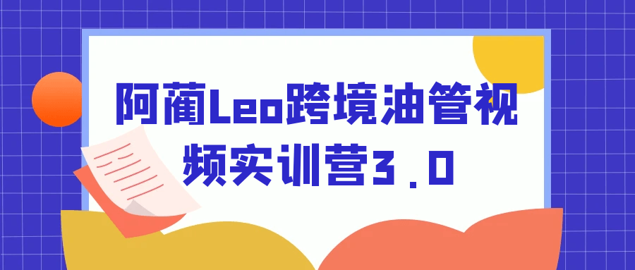 阿蔺Leo跨境油管视频实训营3.0 图片1 阿蔺Leo跨境油管视频实训营3.0 图片1