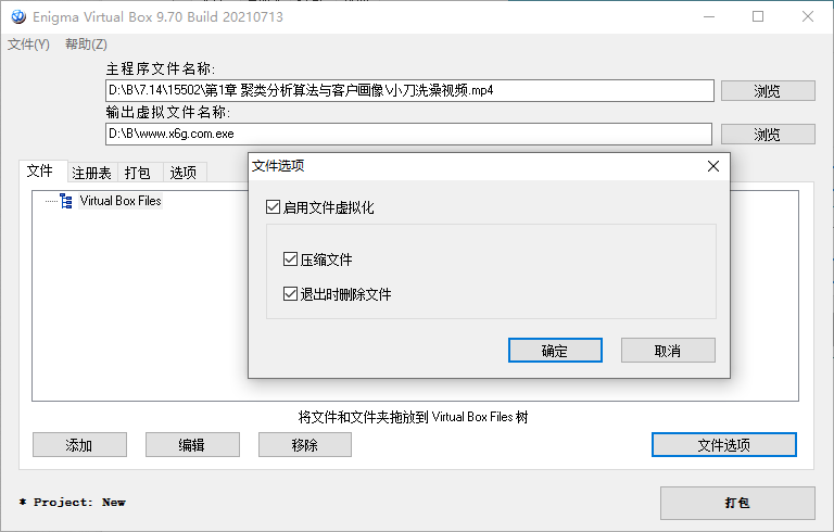 Enigma Virtual Box v11.30汉化版 图片2 Enigma Virtual Box v11.30汉化版 图片2