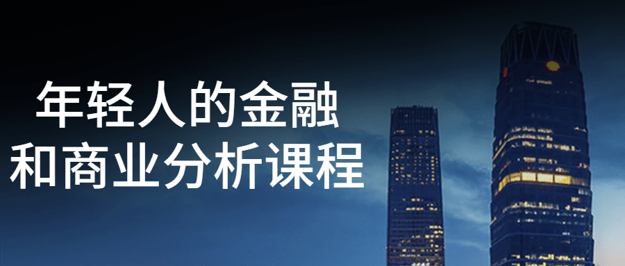年轻人的金融和商业分析课程 图片1