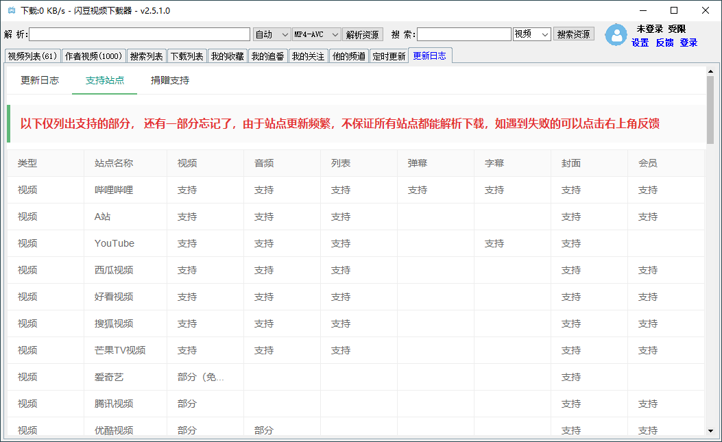 闪豆多平台视频下载器v2026.07.29绿色版 图片13 闪豆多平台视频下载器v2026.07.29绿色版 图片13