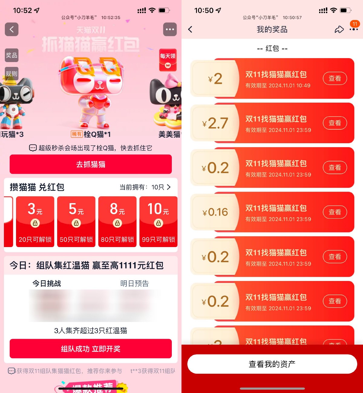 淘宝猫猫每天浏览得大量红包 图片1