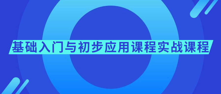 基础入门与初步应用课程实战课程 图片1