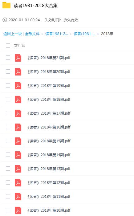 《读者》杂志38年合集 图片1