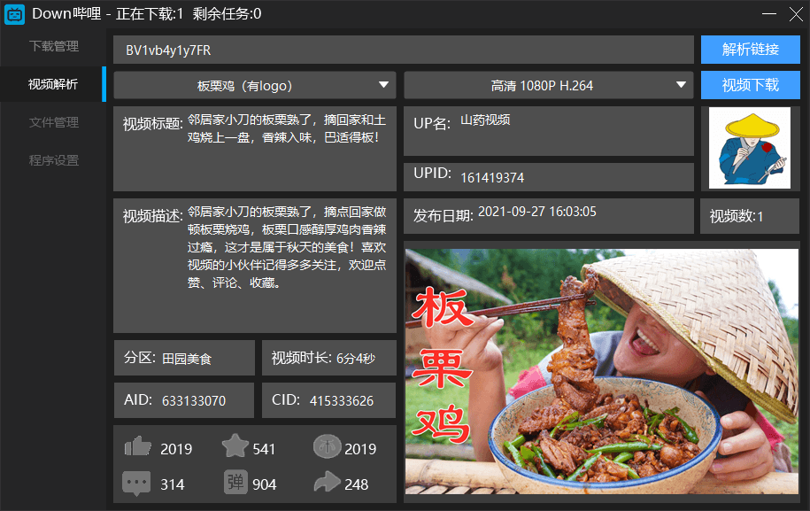 Down哔哩解析下载工具v0.1.1 图片16