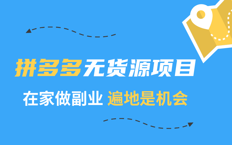 2020副业项目：拼多多无货源 图片1