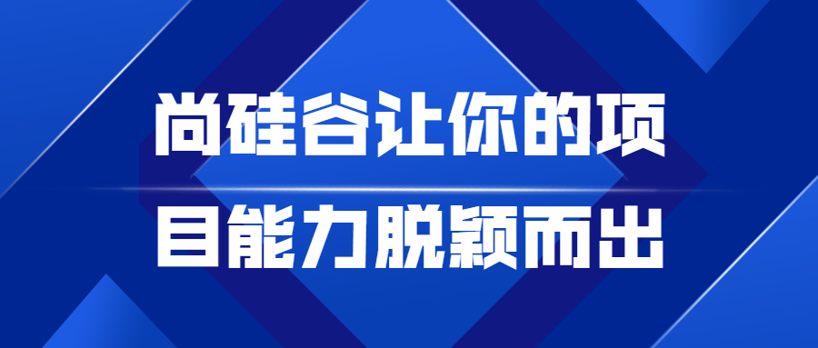 尚硅谷让你的项目能力脱颖而出 图片1 尚硅谷让你的项目能力脱颖而出 图片1