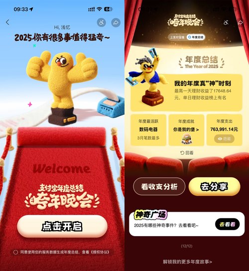 支付宝查看2025年的年度报告 图片1