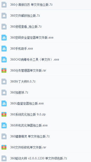 360安全卫士小工具独立版集合 图片1