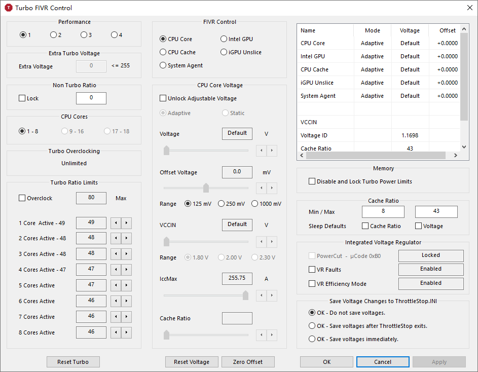 电脑降温 ThrottleStop v9.2 图片8 电脑降温 ThrottleStop v9.2 图片8