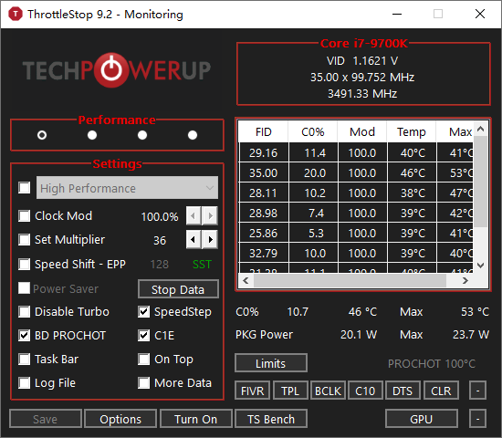 电脑降温 ThrottleStop v9.2 图片4 电脑降温 ThrottleStop v9.2 图片4