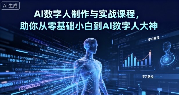 AI数字人制作 从零基础到大神 图片1