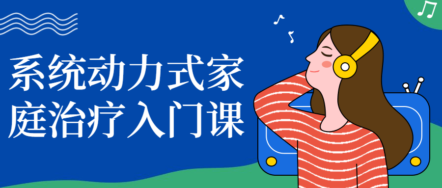 系统动力式家庭治疗入门课 图片1
