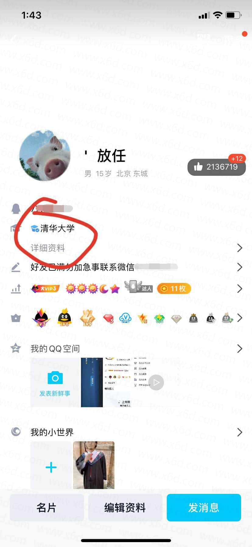 QQ资料卡免审核秒认证大学 图片7 QQ资料卡免审核秒认证大学 图片7