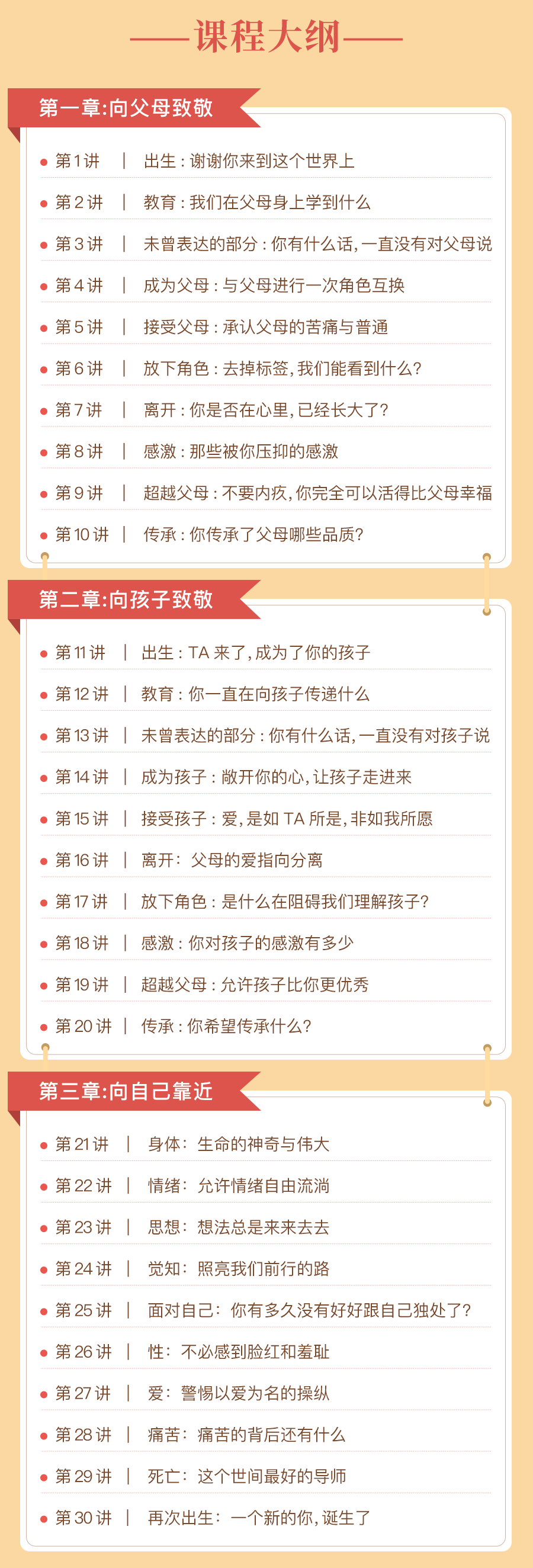 安心的家庭关系30讲课程 图片3