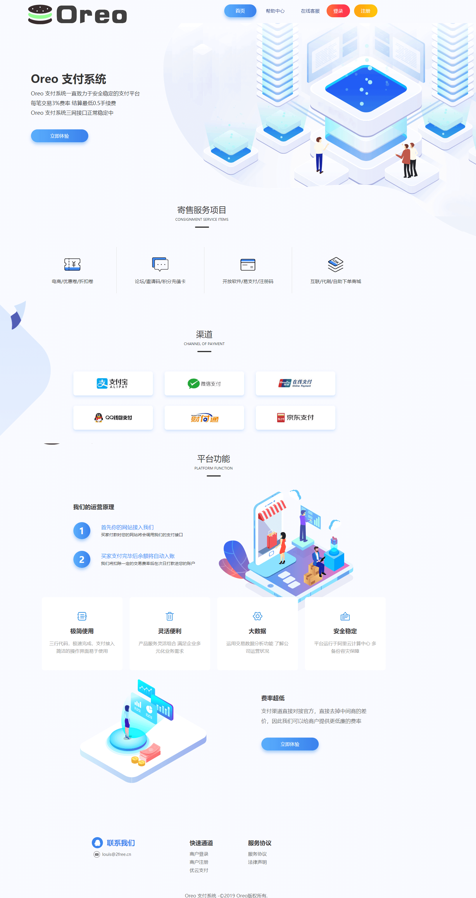 Oreo-支付系统平台开源版 图片2